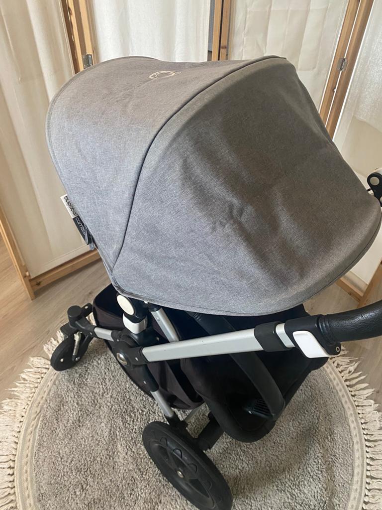 Kinderwagen Bugaboo Cameleon 3 met voetenzak en meerijdplank, Ophalen, Gebruikt, Bugaboo