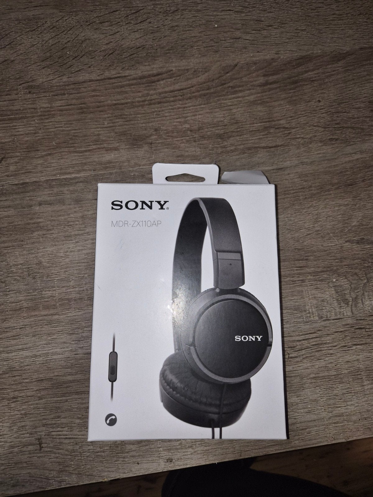 Sony MDR-ZX110AP Koptelefoon - Zwart of Wit, Ophalen, Nieuw, On-ear, Sony