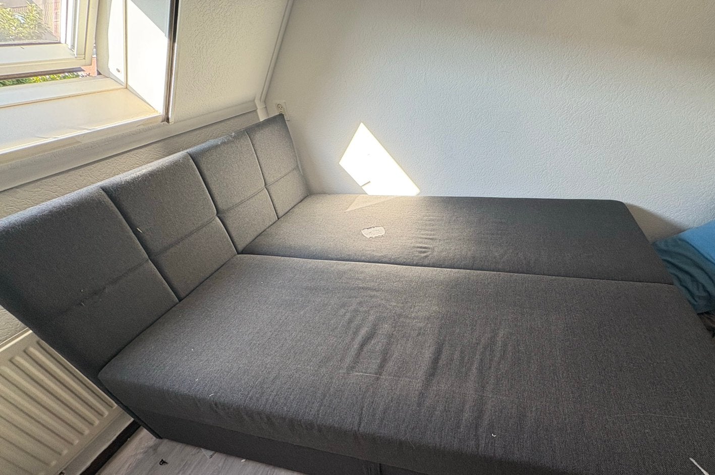 Boxspring 160x200, Ophalen, Zo goed als nieuw, Tweepersoons, 160 cm