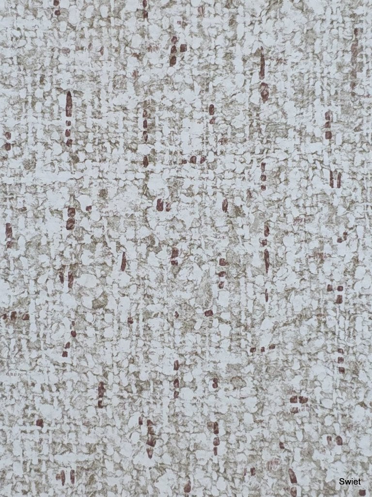 13231 vintage oud jutelook behang naturel structuur swiet, Ophalen of Verzenden, Beige