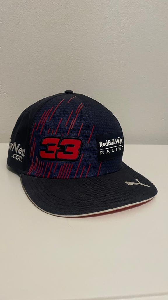 Max Verstappen Red Bull Racing Driver CAP 2021 #33, Ophalen of Verzenden, Zo goed als nieuw, One size fits all, Pet