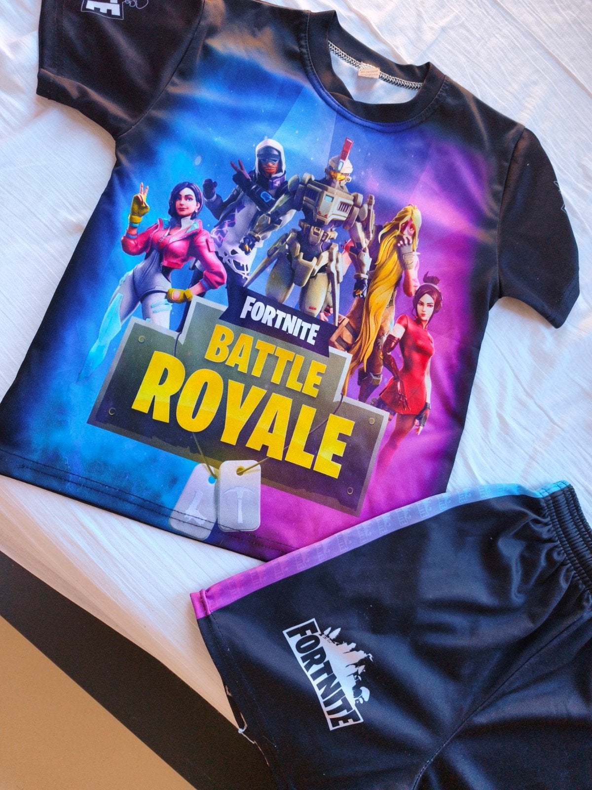 Fortnite Battle Royale setje maat 128 (shirt en broek), Gebruikt, Setje, Jongen, Fortnite