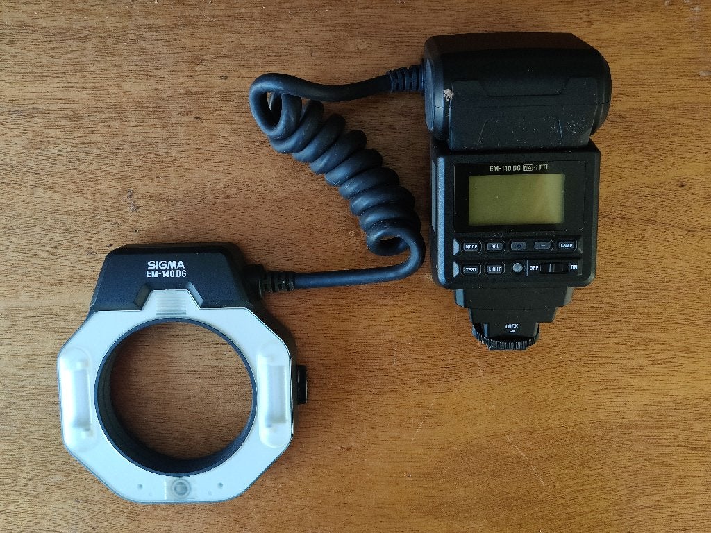 Sigma EM-140 DG NA-ITTL ringfliitser (Nikon), Ophalen of Verzenden, Gebruikt, Overige typen