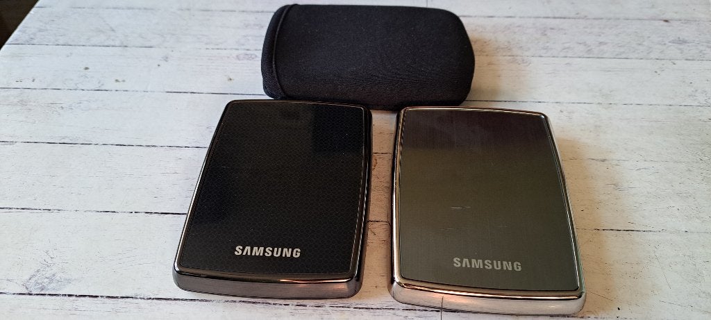Twee Samsung S2 portable Externe harde schijven aangeboden, Computers en Software, Harde schijven, Zo goed als nieuw, Laptop, Extern