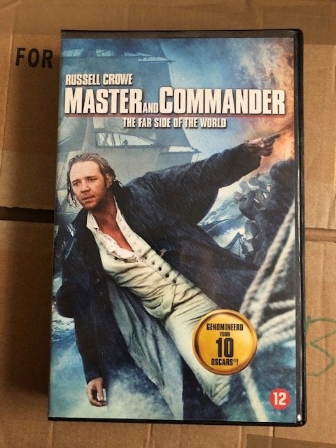 Master and Commander VHS Videoband ex-rental, Vanaf 16 jaar, Ophalen of Verzenden, Gebruikt, Horror