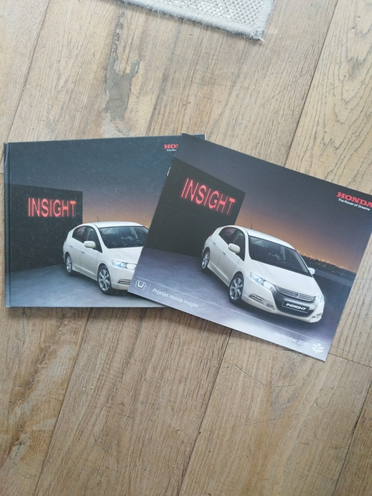 Honda Insight brochure + prijslijst 2010 (harde kaft), Honda, Ophalen of Verzenden, Zo goed als nieuw, Honda