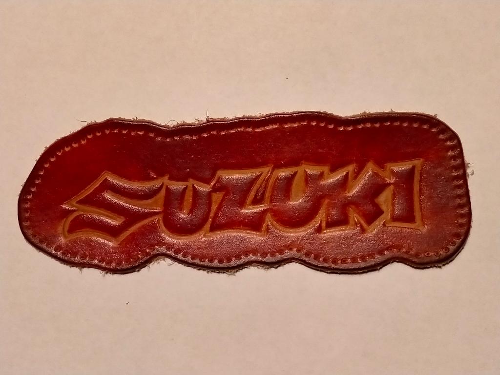 Suzuki biker vintage logo patch motor motoren embleem, Ophalen of Verzenden, Zo goed als nieuw, Auto's
