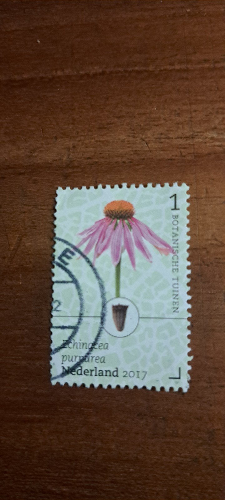 Zegel Botanische tuinen. Gestempeld. 2017 ., Ophalen of Verzenden