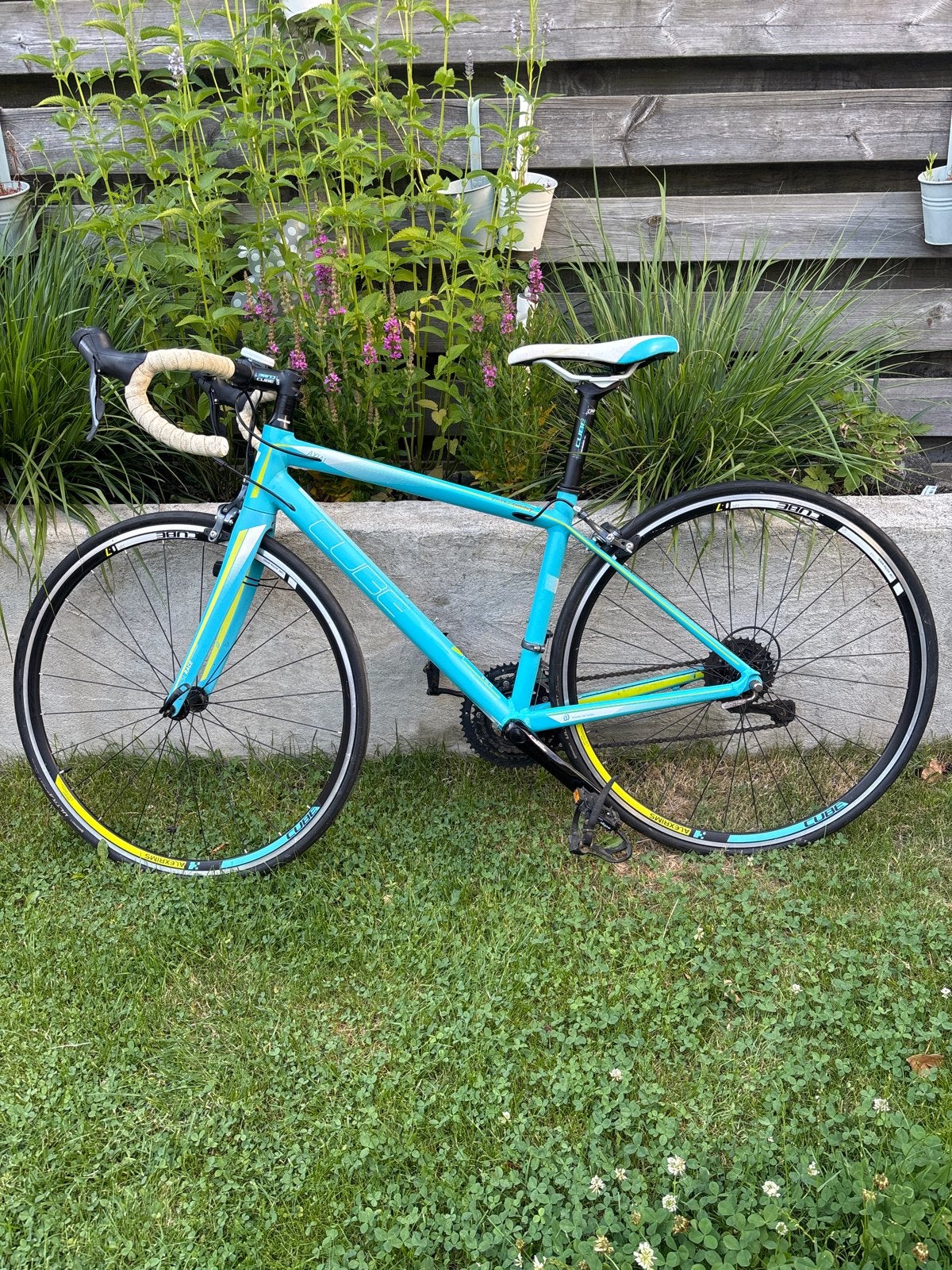 Cube Axial WLS Claris Racefiets Dames - maat 47 Aqua/Lime, Fietsen en Brommers, Fietsen | Racefietsen, Overige merken, 28 inch