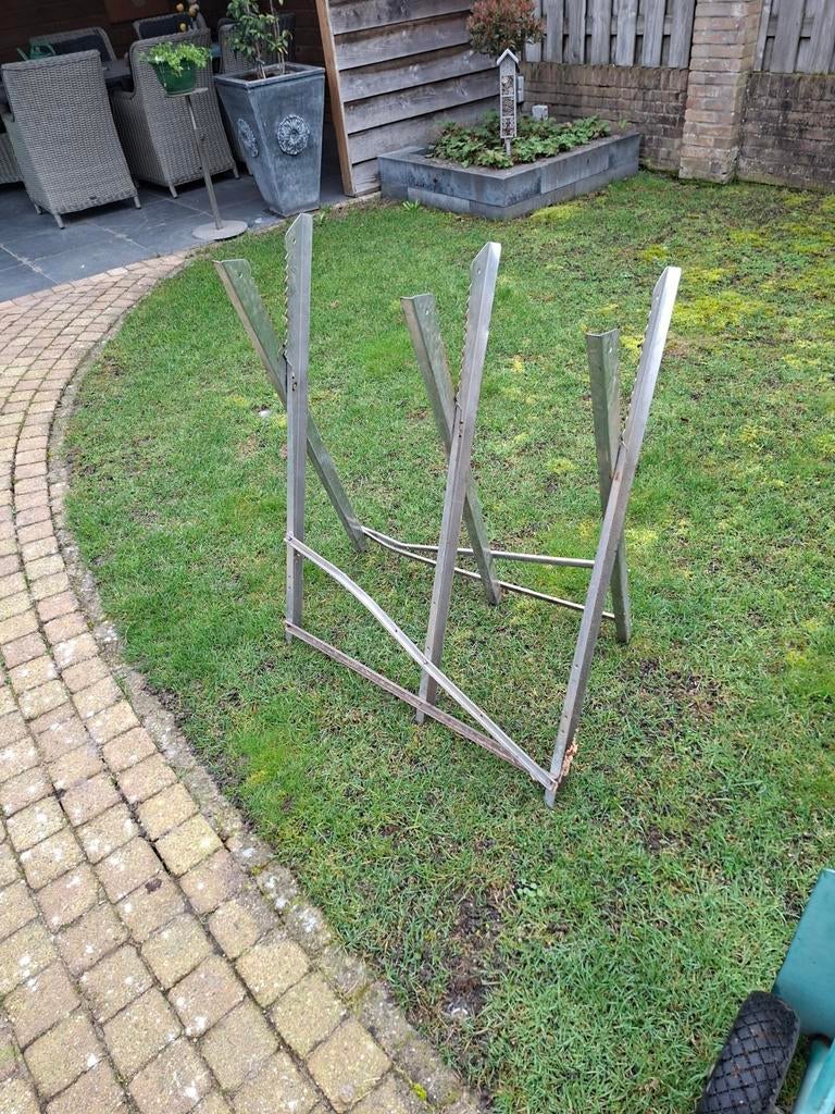 Zaagbok staal + zaagbroek, Tuin en Terras, Hand-tuingereedschap, Ophalen, Nieuw