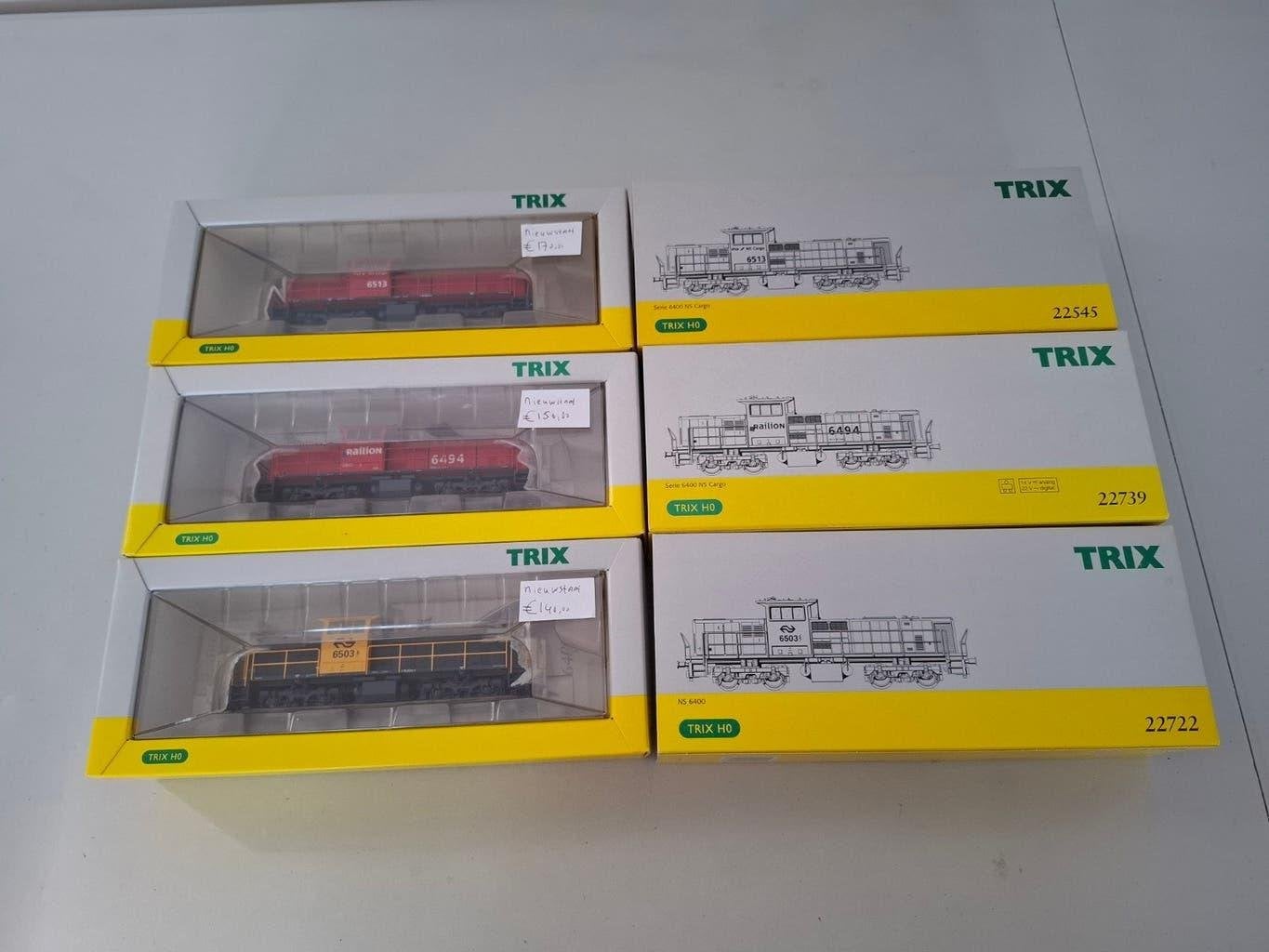 Trix H0 diverse diesellocomotieven van de NS, Trix, Analoog, Nieuw, Ophalen of Verzenden