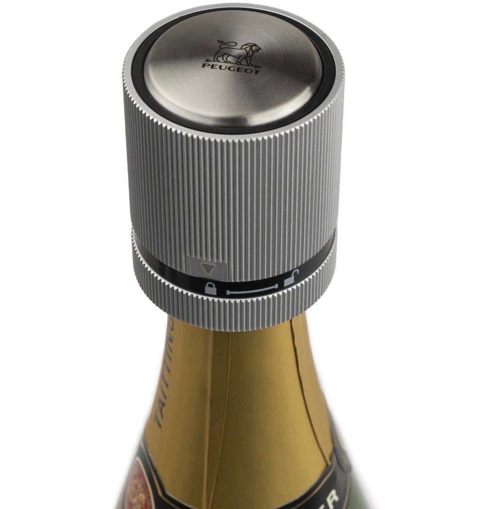 Peugeot Line Champagne Dop - Behoudt smaak en sprankeling, Overige typen, Ophalen of Verzenden, Metaal, Overige merken