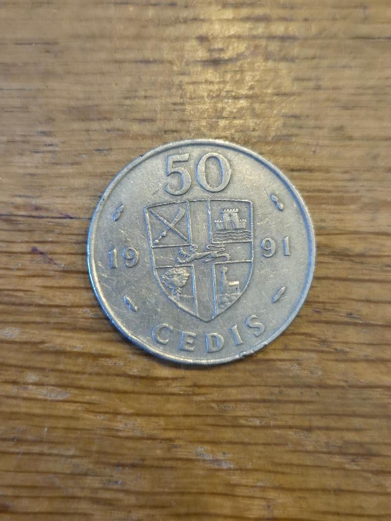 Ghana - 50 Cedis 1991, Verzenden, Overige landen, Losse munt