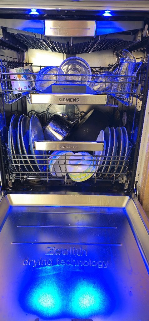 Foto 2 van Inbouwvaatwasser Siemens SX65ZX21BE/45