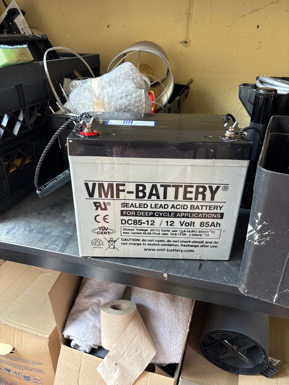 VMF-BATTERY DC85-12 / 12 Volt 85Ah Deep Cycle Accu, Ophalen, Gebruikt, Universele onderdelen
