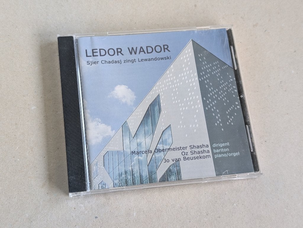 Ledor Wador: Sjier Chadasj zingt Lewandowski (CD) klezmer, Traditioneel en Volksmuziek, Ophalen of Verzenden, Zo goed als nieuw