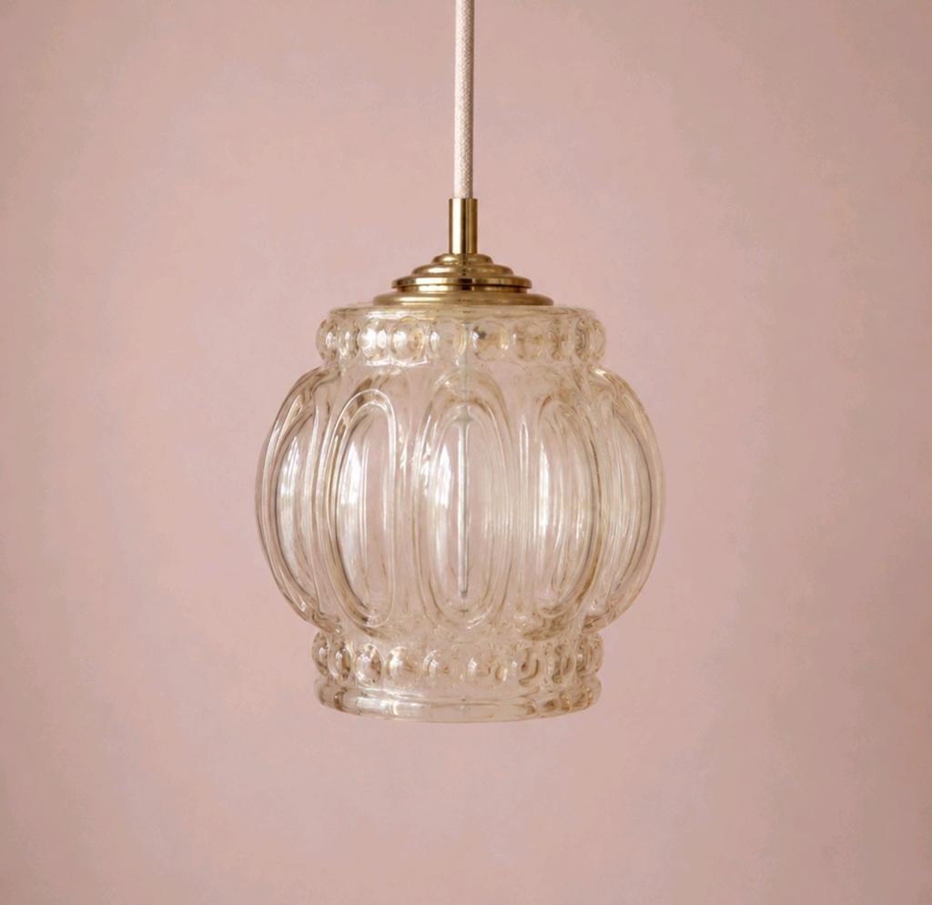 Vintage hanglamp | Bubble lamp vintage, Ophalen of Verzenden, Glas, Minder dan 50 cm
