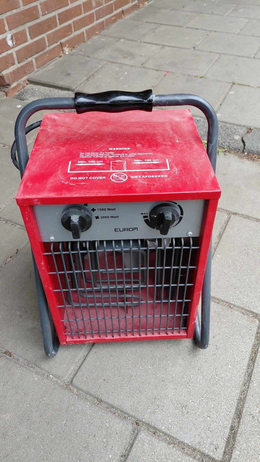 Eurom EK 3301 Elektrische Kachel 3000W, Ophalen