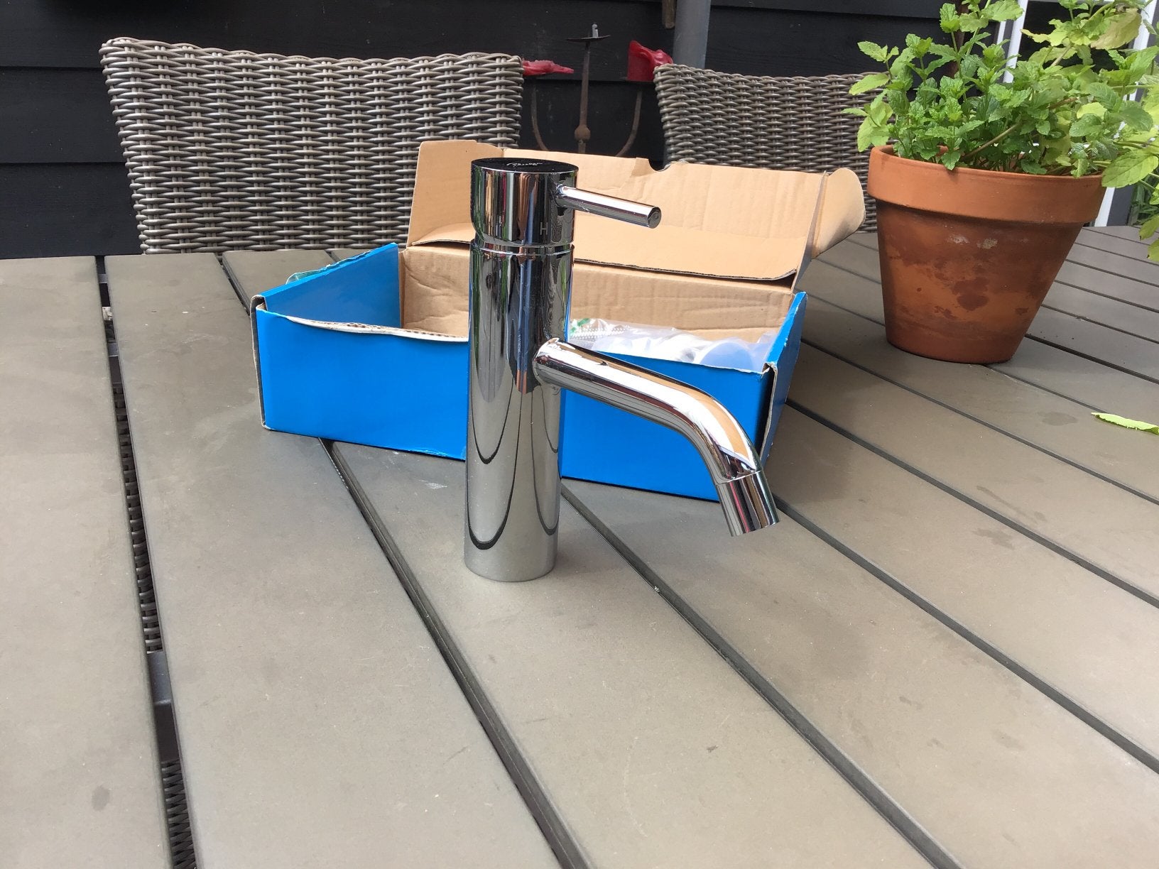 Wastafel kraan, Ophalen of Verzenden, Nieuw, Chroom, Kraan