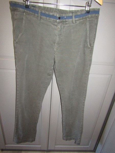 G600 Mason’s 54 broek chino pantalon grijs blauw P.Torino, Maat 52/54 (L), Verzenden, Mason's, Zo goed als nieuw