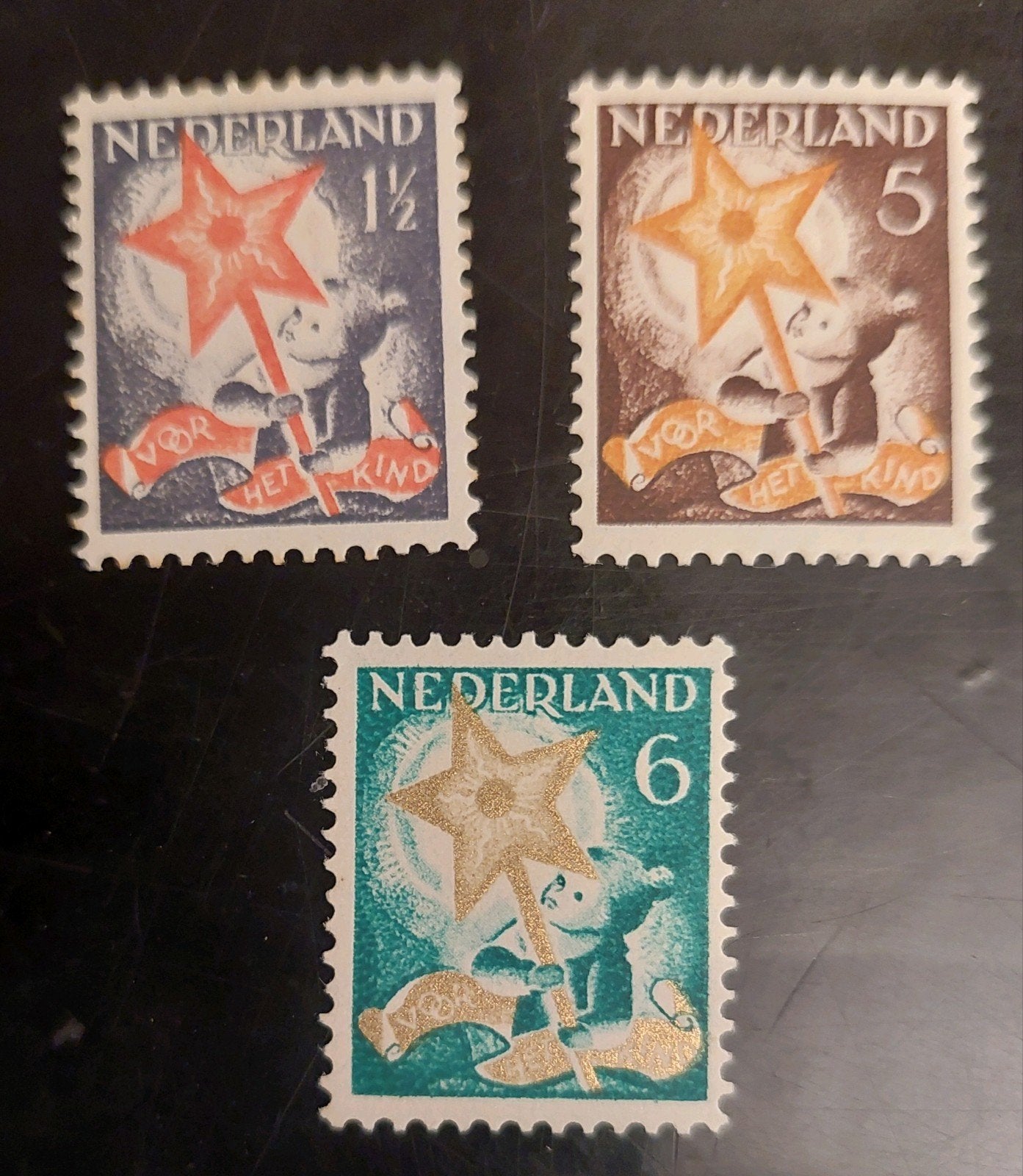 Kinderzegels 1933 ongebruikt., Ophalen of Verzenden, T/m 1940, Postfris
