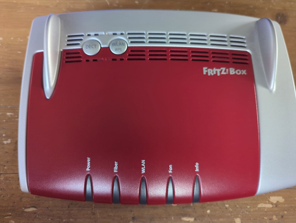 FRITZ!Box 5490 glasvezelrouter, werkt perfect, Computers en Software, Ophalen, Zo goed als nieuw, Router met modem, FRITZ! (AVM)