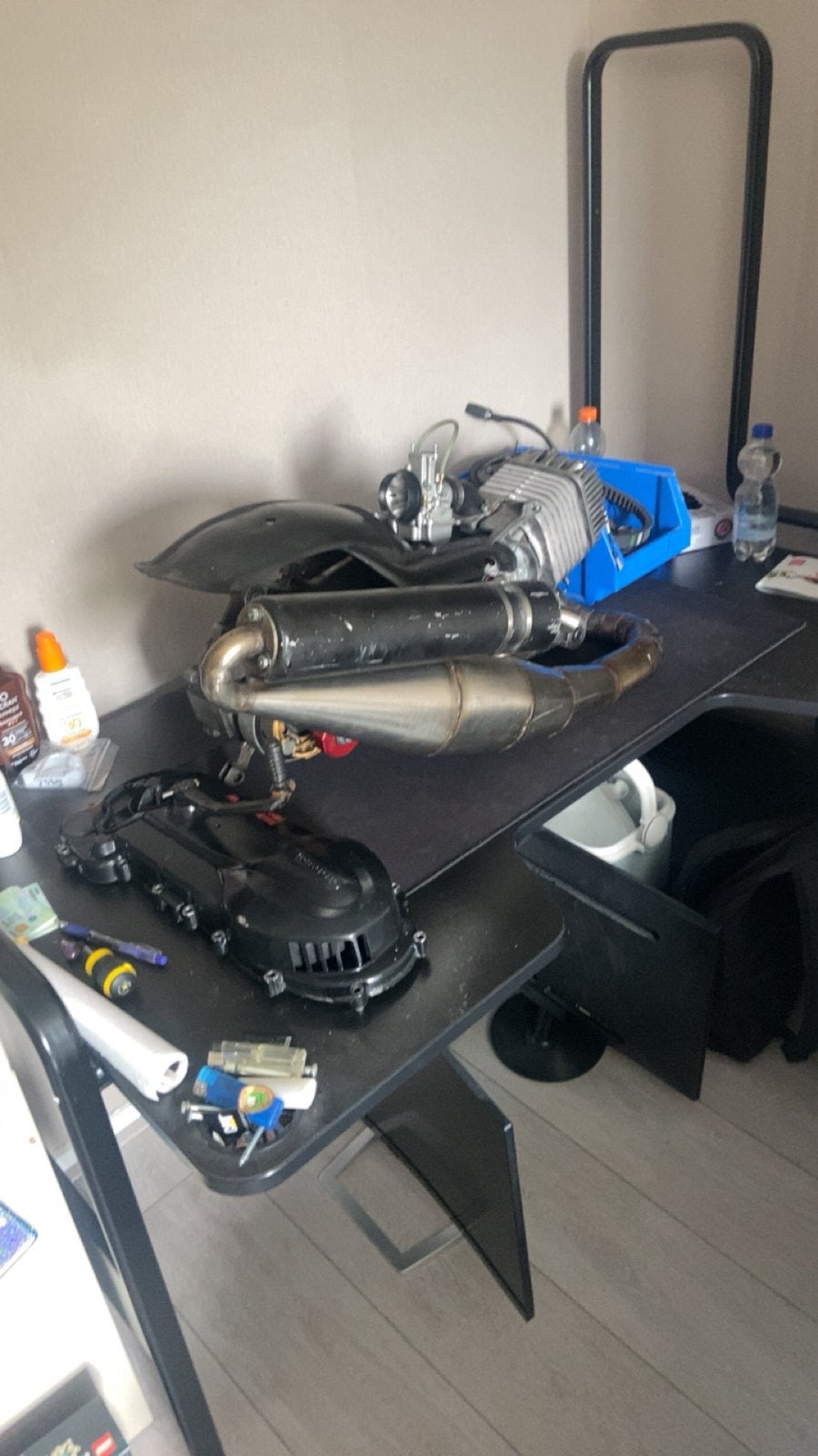 Ht torque 55 slag uitlaat teruil, Fietsen en Brommers, Ophalen of Verzenden, Gebruikt, Uitlaat, Piaggio