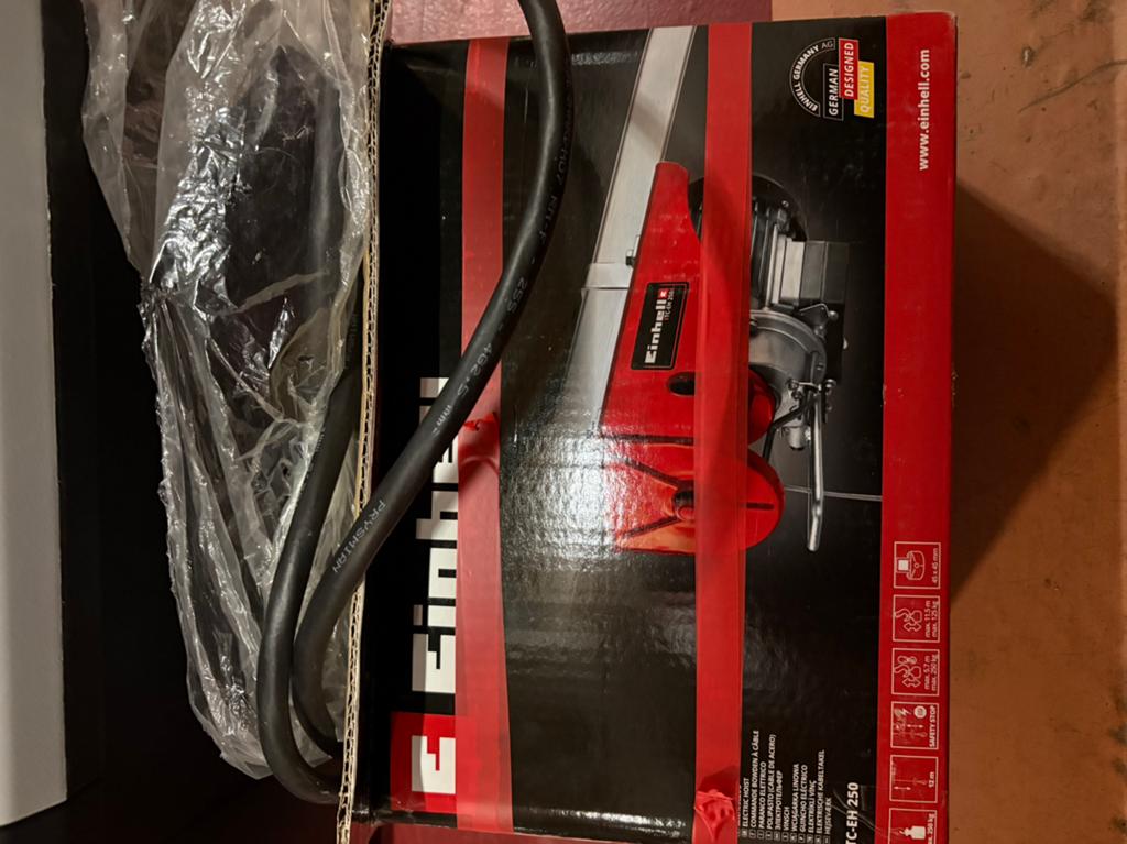 Einhell TC-EH 250 Elektrische Takel - Nieuw in Doos, Ophalen of Verzenden, Nieuw, Elektrisch