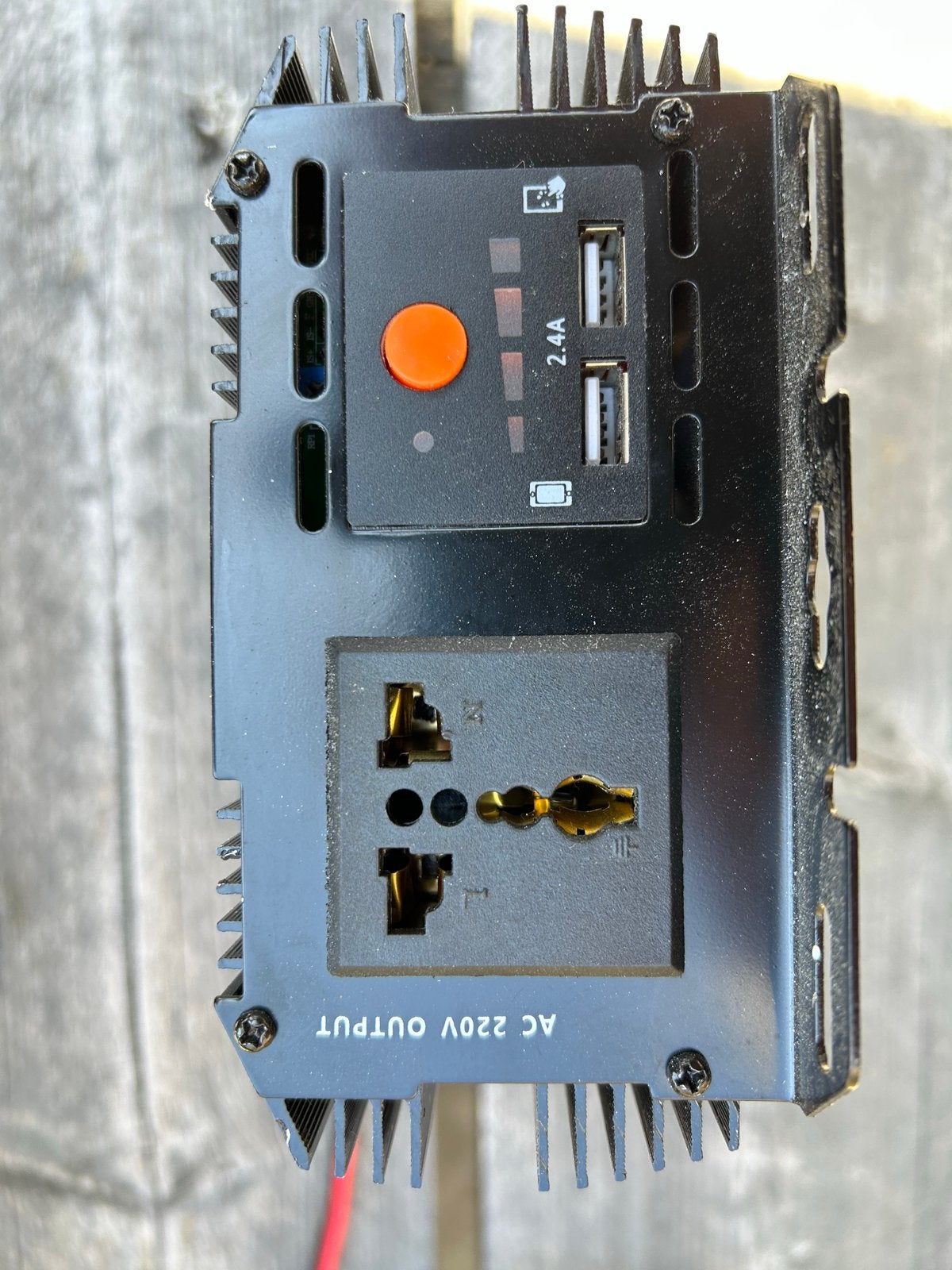 Power Inverter 12V naar 220V met USB en ventilator, Ophalen of Verzenden