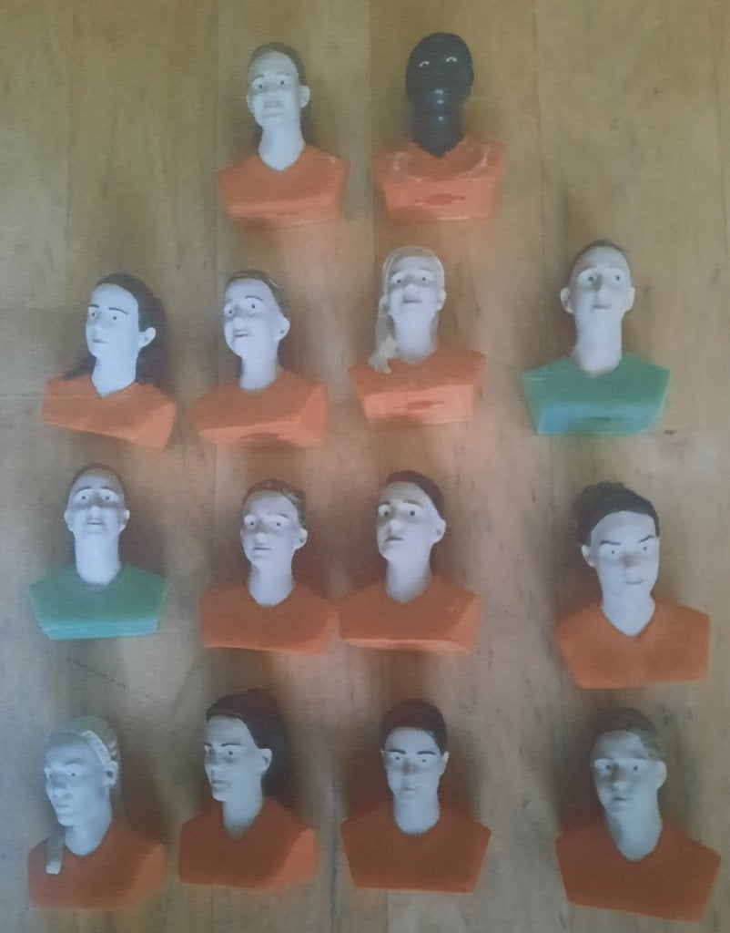 VOETBAL LEEUWINNEN POPPETJES, Ophalen of Verzenden, Zo goed als nieuw
