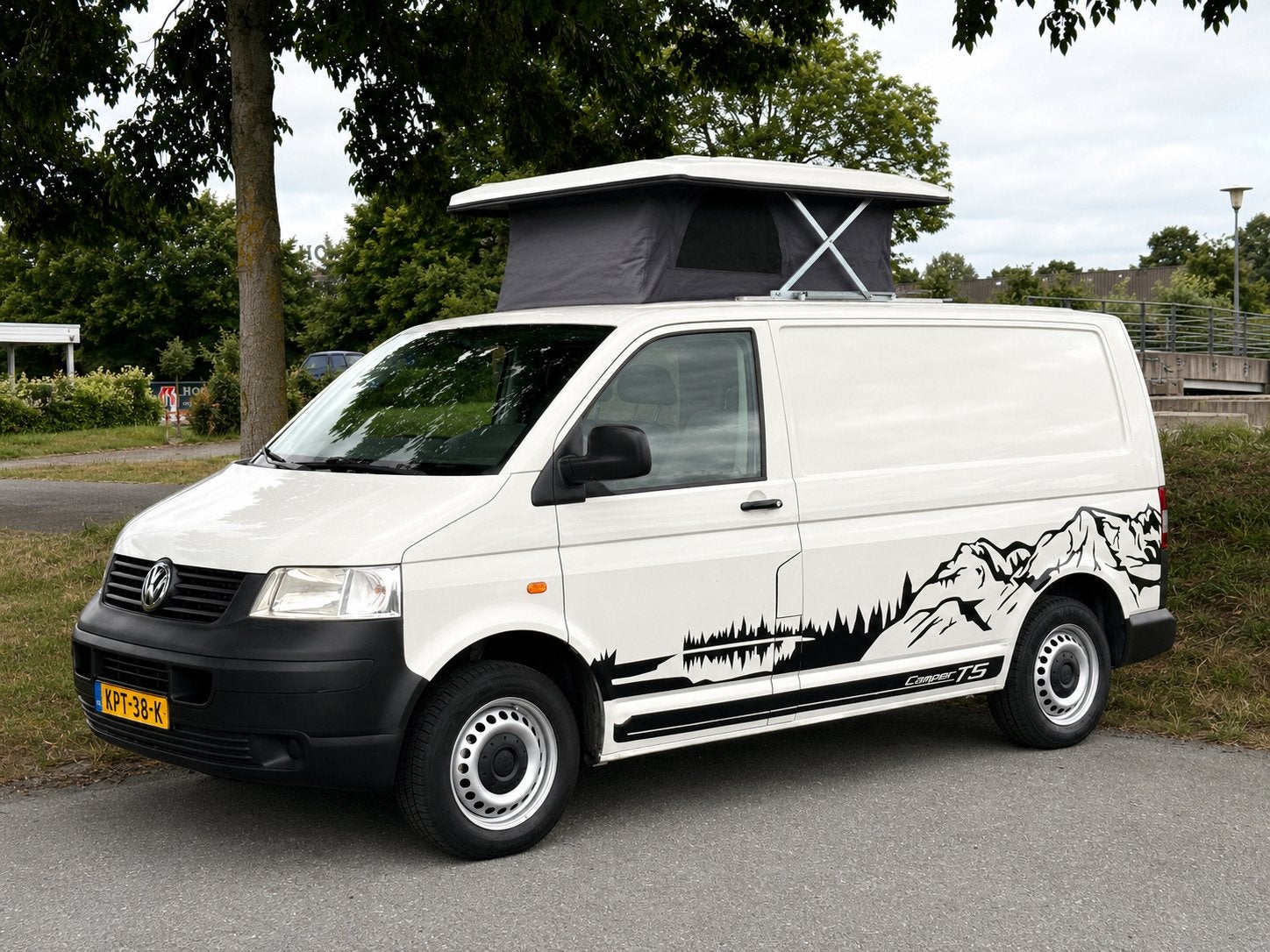 NEW! Camper Volkswagen Transporter T5 1.9 TDI Weg is Weg!, Voorwielaandrijving, 4 cilinders, Volkswagen, Wit