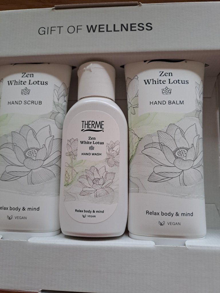 Cadeausetje Therme Zen White Lotus, relax body & mind, Ophalen of Verzenden, Nieuw, Bodylotion, Crème of Olie