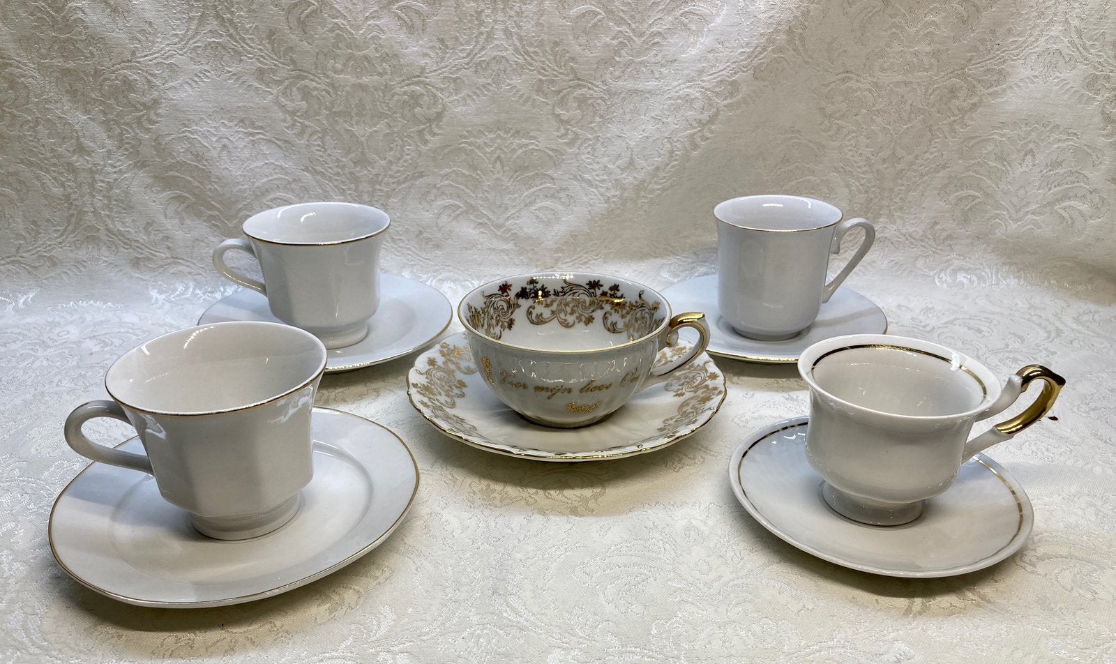 Kop en schotels klassiek, Ophalen of Verzenden