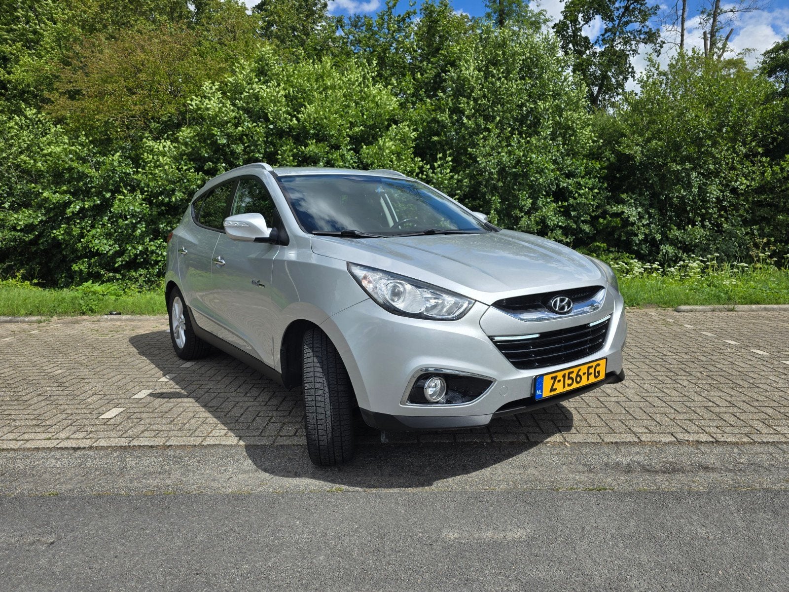 Hyundai iX35 1.6i GDI Blue 135pk 2014 Grijs, Auto's, Hyundai, Voorwielaandrijving, 1591 cc, 4 cilinders, 1200 kg