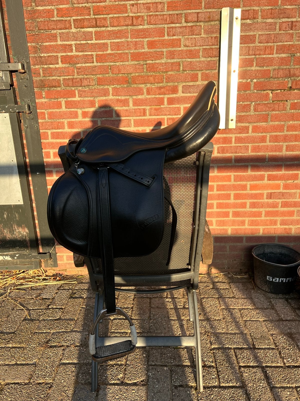 Prestige Joy Jumper springzadel 16 inch, Dieren en Toebehoren, Ophalen, Prestige, Inclusief stijgbeugels, S (16 of 16.5 inch)