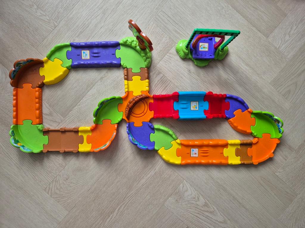 Vtech zoef zoef avonturen baan incl 8 auto's/dieren, Ophalen, Gebruikt, 2 tot 4 jaar