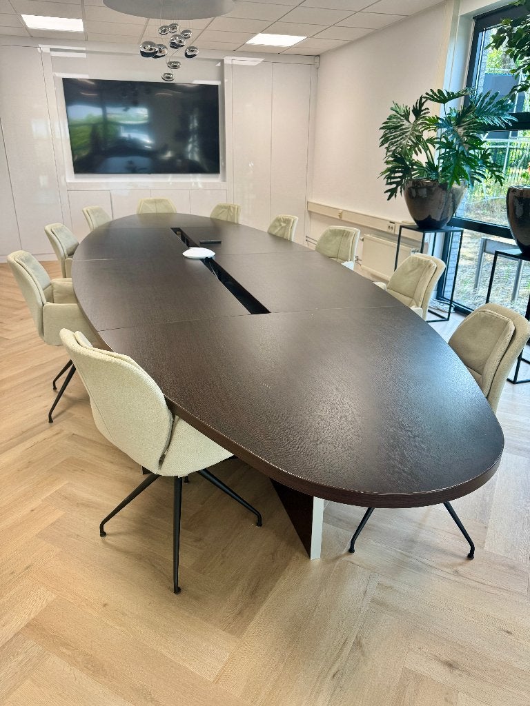 14 stoelen (eetkamer/ conferentie/ kantoor), Huis en Inrichting, Stoelen, Ophalen, Gebruikt, Overige kleuren, Stof