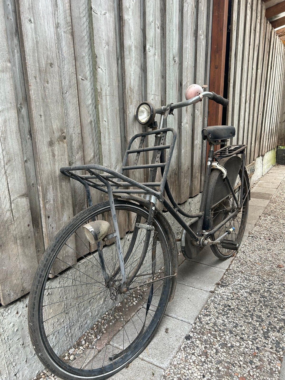 Oude Phoenix transportfiets met voordrager, Fietsen en Brommers, 56 cm of meer, Ophalen, Gebruikt, Terugtraprem