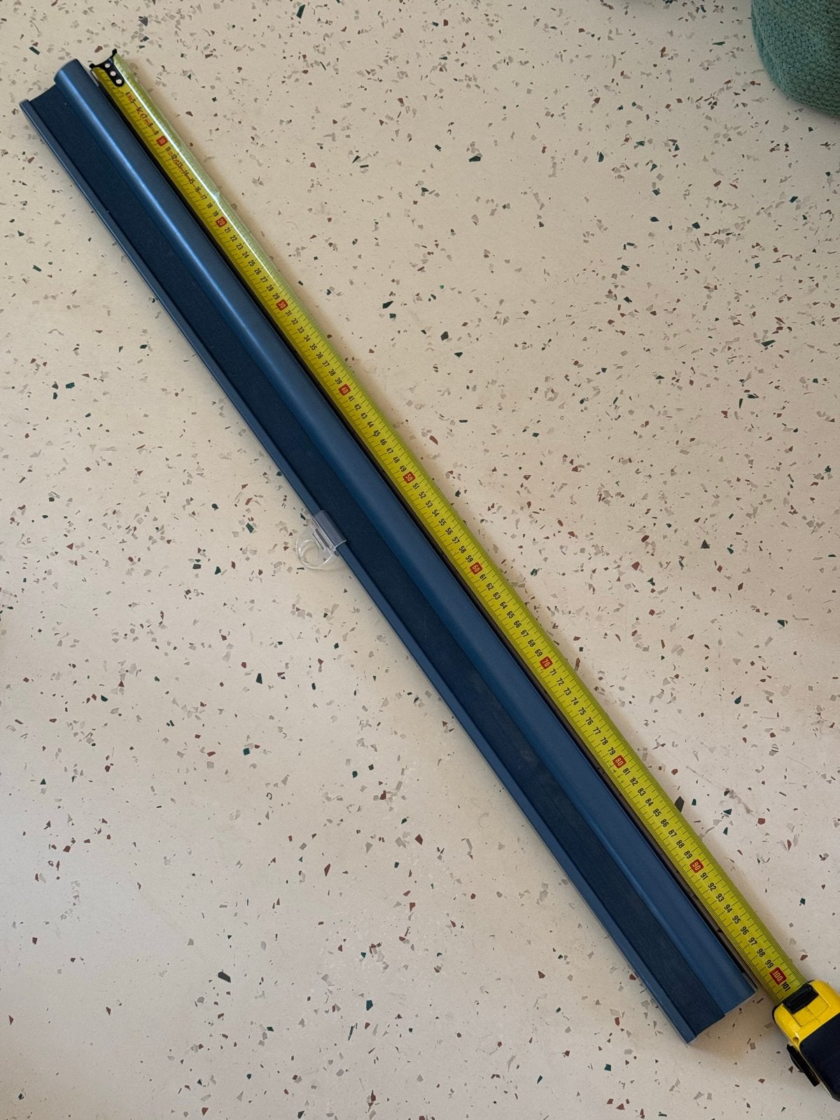 IKEA Hoppvals rolgordijn 100 cm breed, Ophalen, Gebruikt, Blauw, 50 tot 100 cm