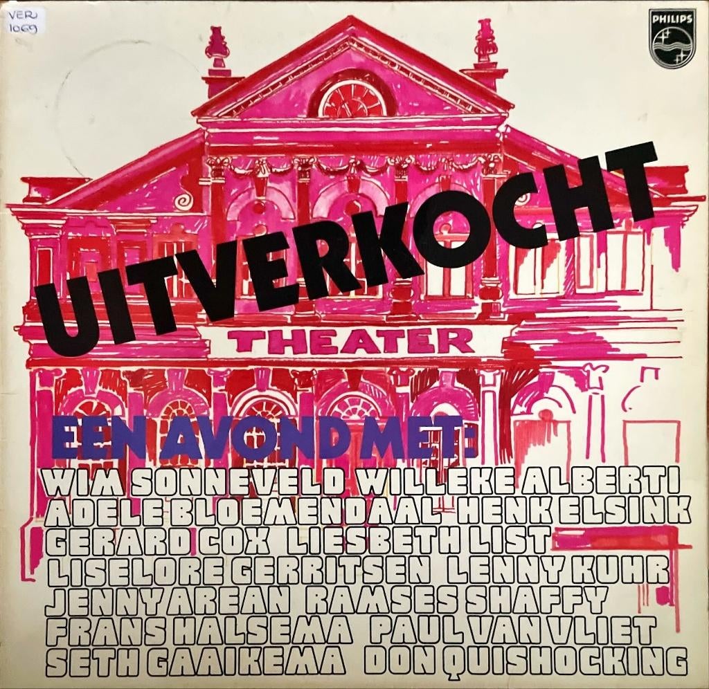 Uitverkocht - Een avond met: Wim Sonneveld en vele anderen, Cd's en Dvd's, Vinyl | Nederlandstalig, Gebruikt, Ophalen of Verzenden