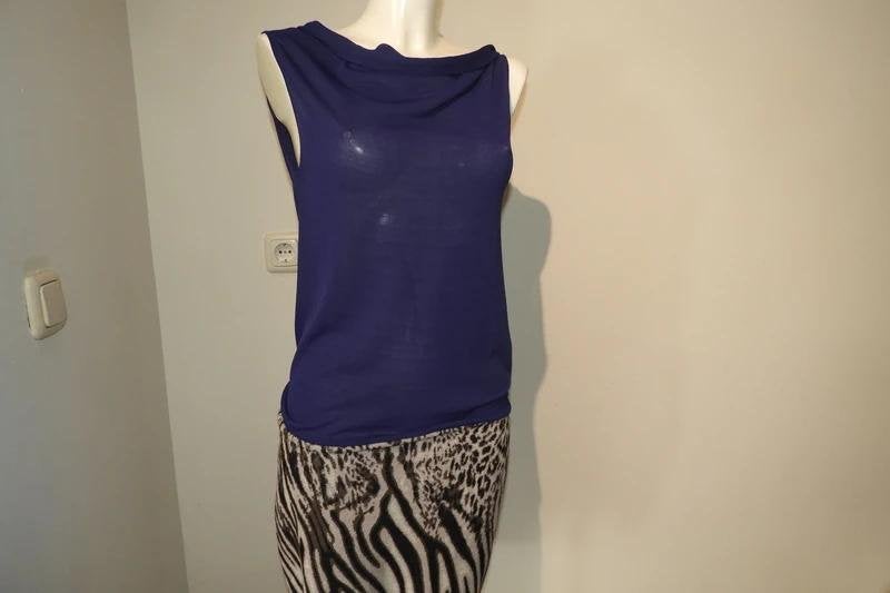 Marccain jurkje tuniek paars animal print onder Nieuw N3, Kleding | Dames, Maat 38/40 (M), Nieuw, Knielengte, Marccain