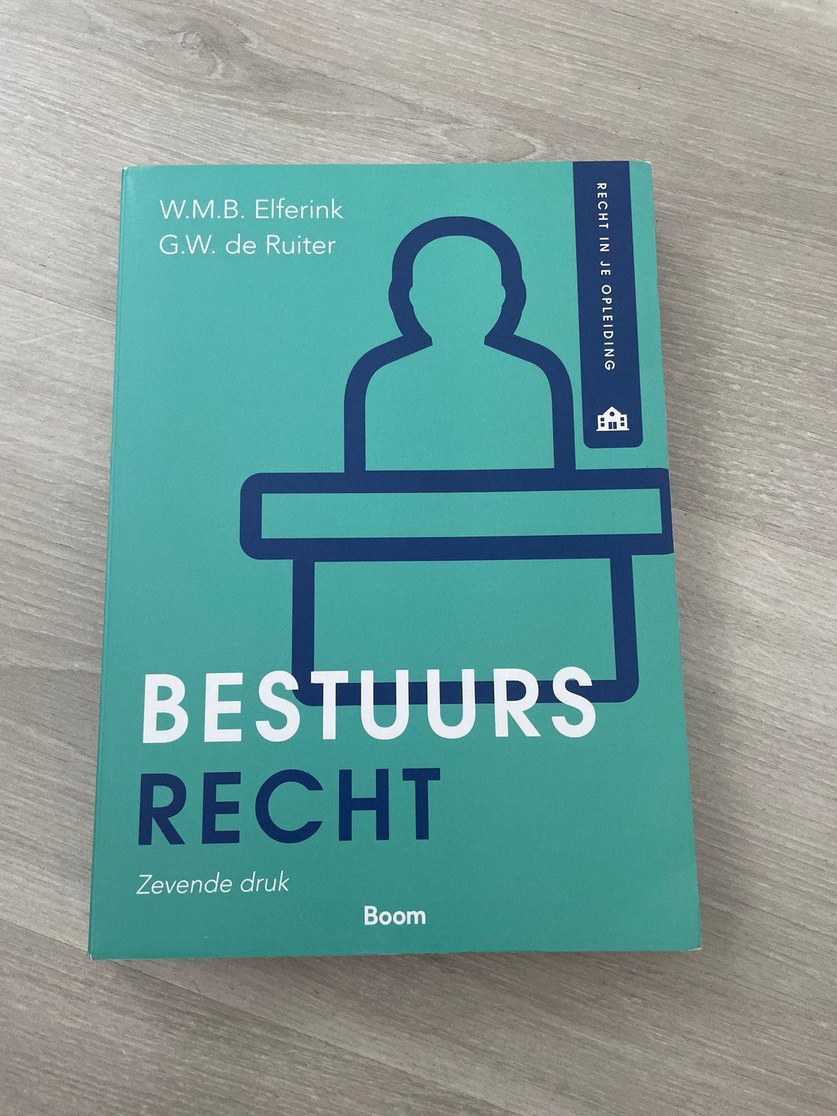 Bestuursrecht - Zevende druk - W.M.B. Elferink, Ophalen of Verzenden, Gamma, Nieuw, HBO