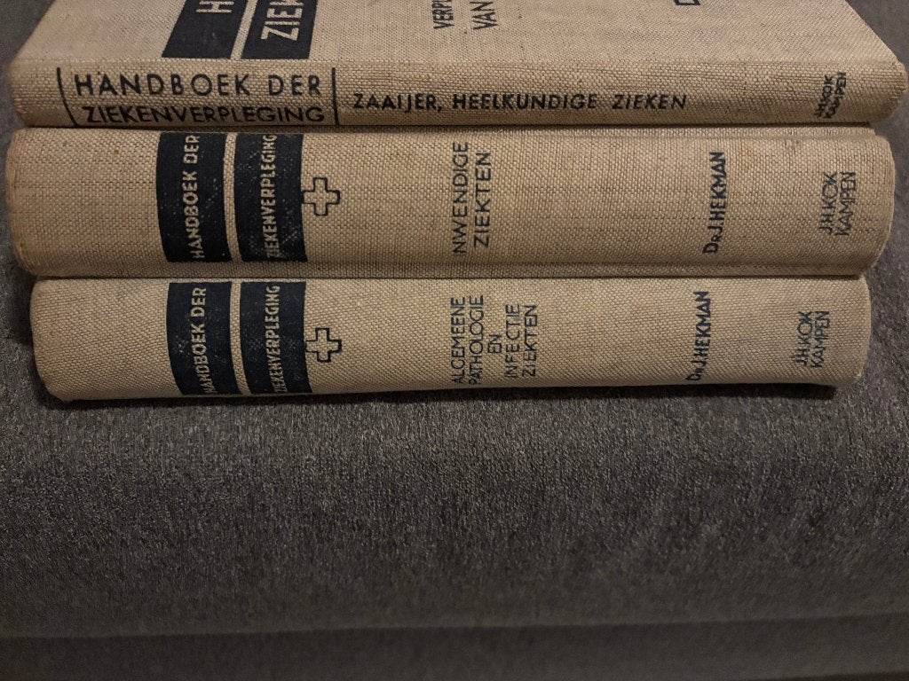 Antieke Medische studie boeken, Ophalen of Verzenden