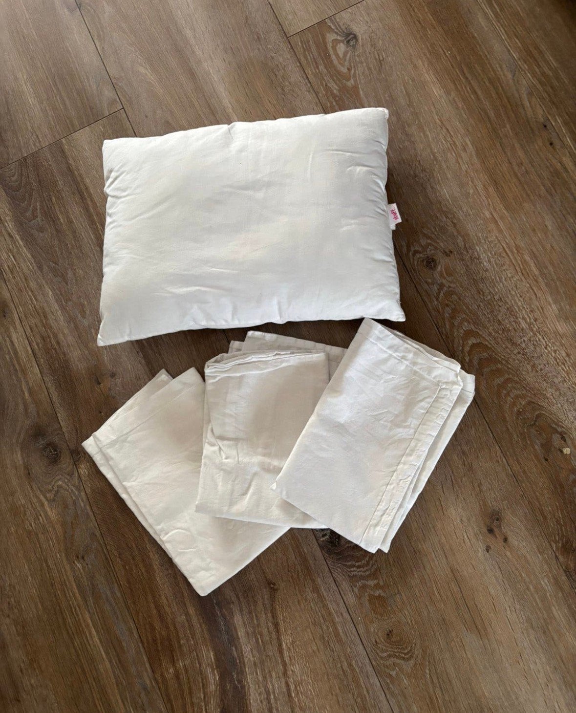 Te koop hoofdkussen peuter, Jongetje of Meisje, Wit, Ophalen of Verzenden, Zo goed als nieuw