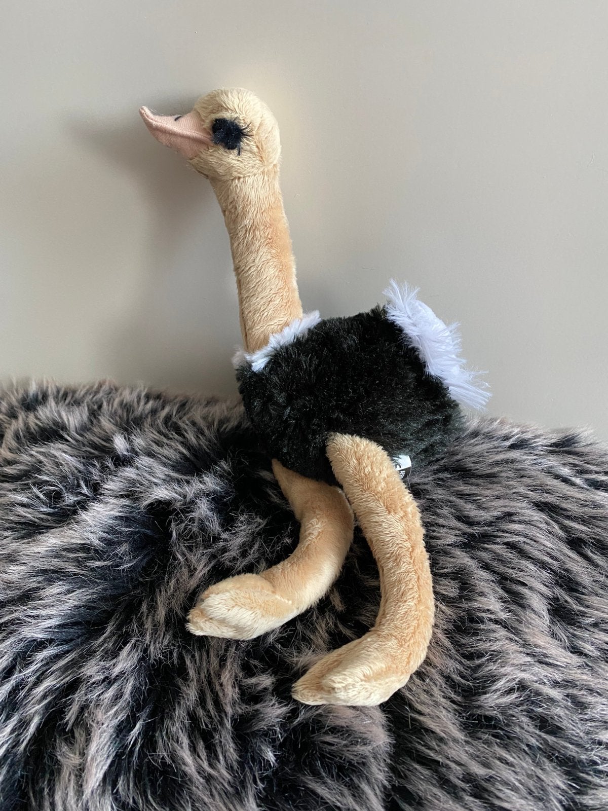 Struisvogel knuffel. 35 cm, Verzenden, Overige typen