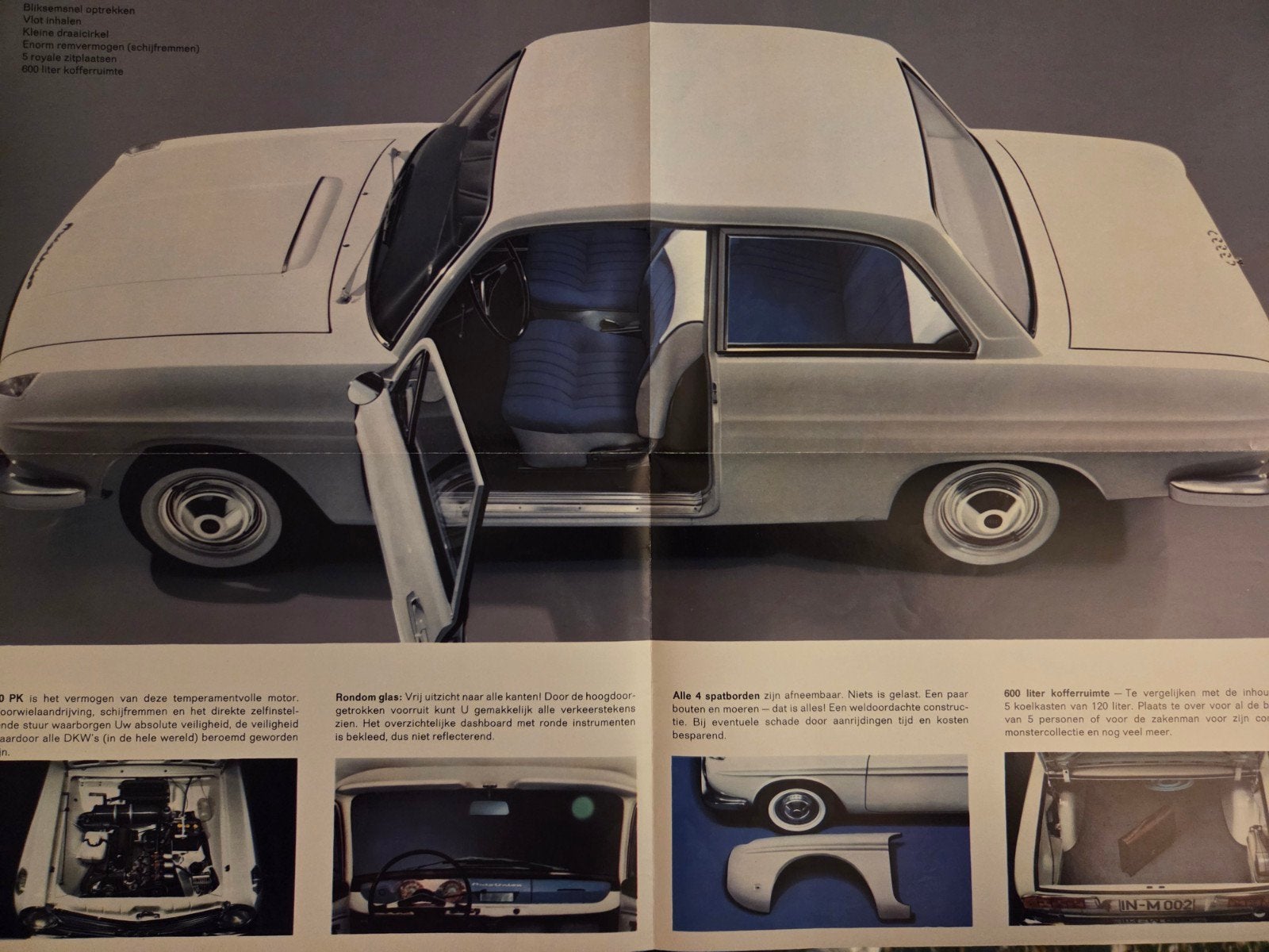 Brochure Auto Union DKW F102, Boeken, Ophalen of Verzenden, Zo goed als nieuw, Overige merken