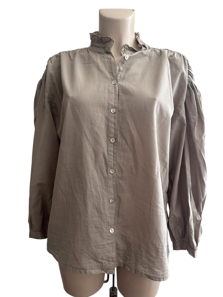 Nukus blouse L, Kleding | Dames, Maat 38/40 (M), Ophalen of Verzenden, Zo goed als nieuw, Grijs