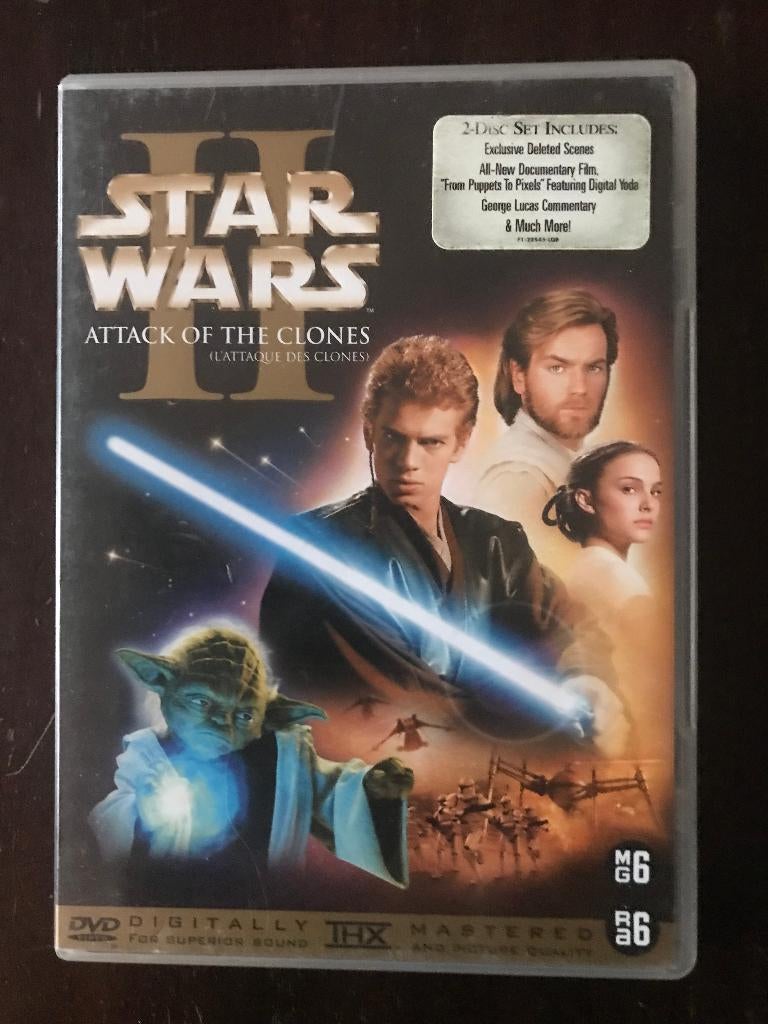 Star wars II Attack of the Clones ( 2 DVD Box ), Boxset, Ophalen of Verzenden, Zo goed als nieuw, Vanaf 6 jaar