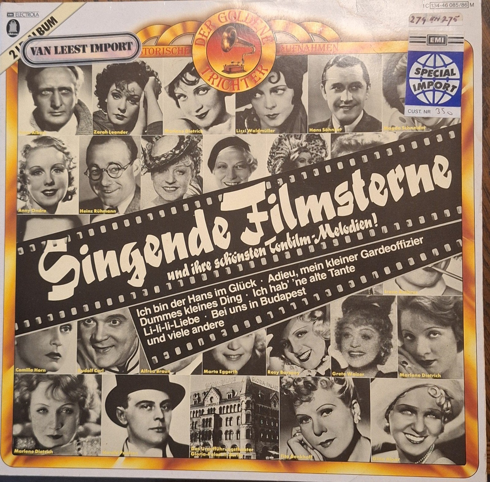 Singende Film sterren 2 lp, Cd's en Dvd's, Import, Ophalen of Verzenden, LP
