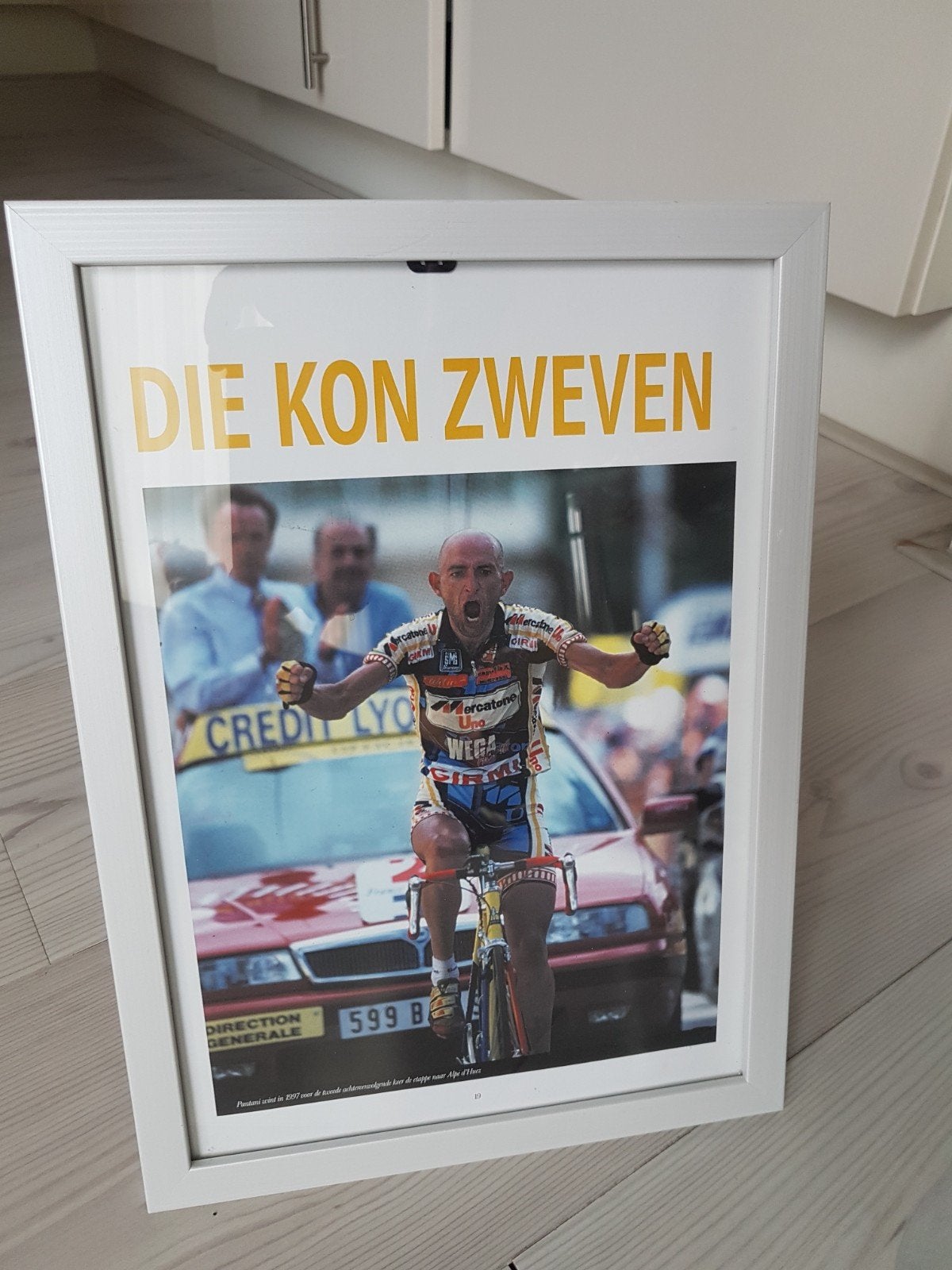Fotolijst Marco Pantani 21 x 29.5 cm, Audio, Tv en Foto, Fotografie | Fotolijsten, Ophalen of Verzenden, Nieuw